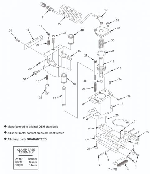 Replacement Parts For A0103-CA